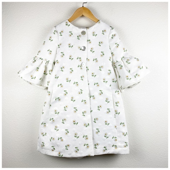 NWT Monna Lisa Daisy Ottoman Topcoat Size 10 - Picture 6 of 14